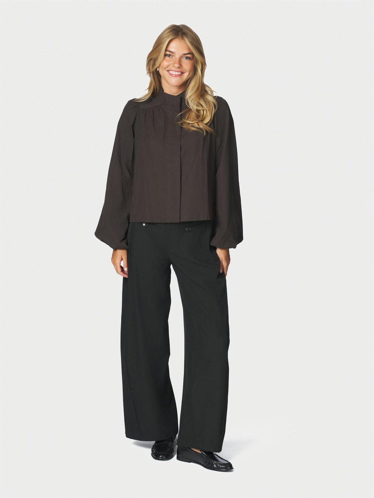 Tirsa Twill Jacket Dark Brown