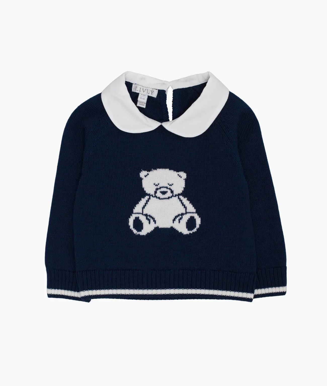 Teddy Merino Sweater Navy