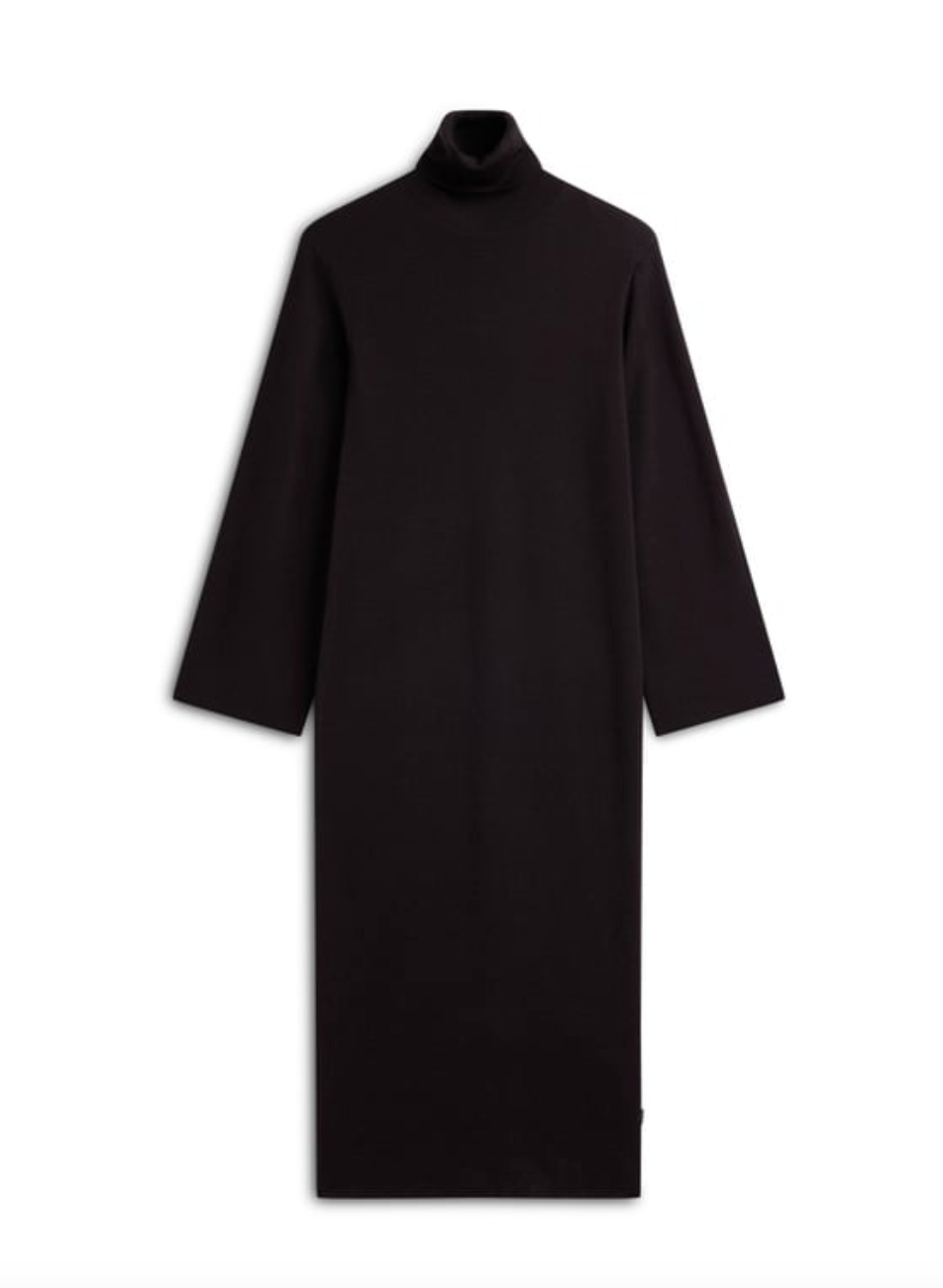 Kimberly Merino Dress Dark Brown