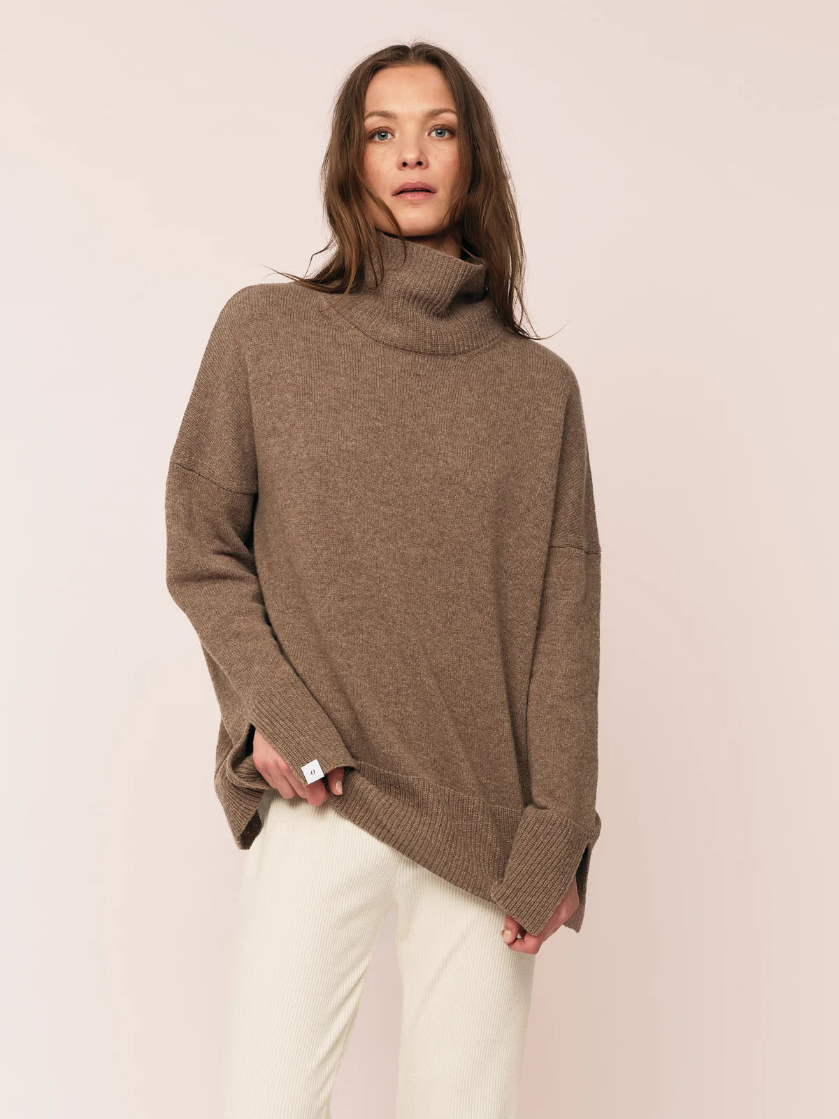 Anna TN Sweater Brown Melange