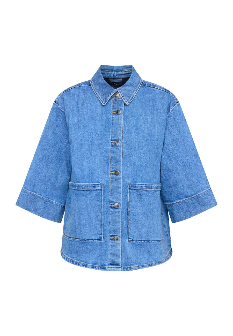 Olea Jacket Mid Blue