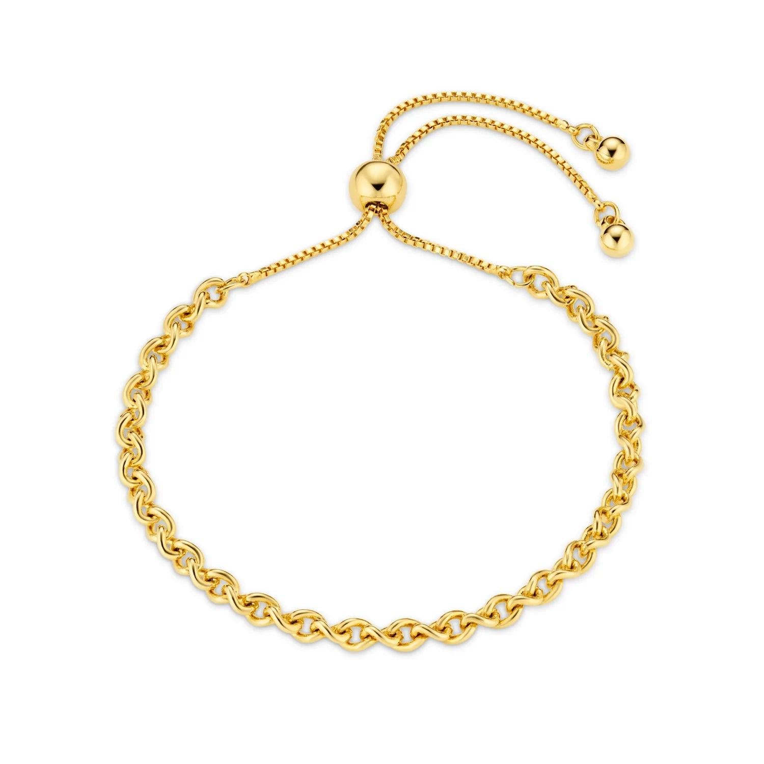 Chain Slider Bracelet Gold