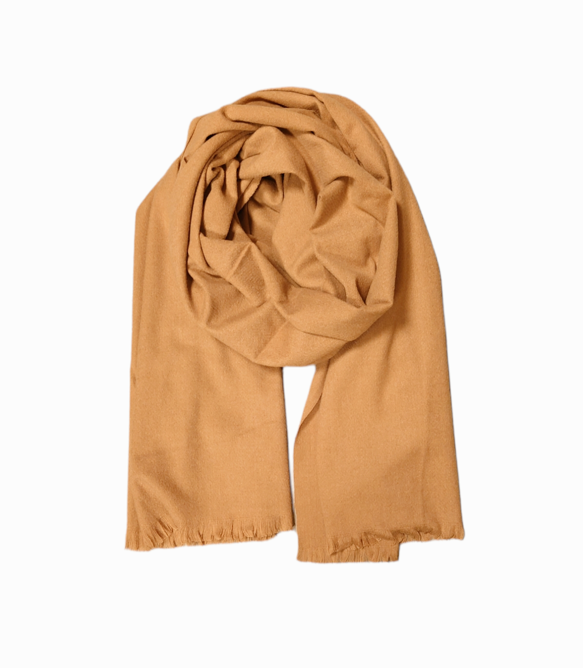 Ull/Cashmere Skjerf Camel