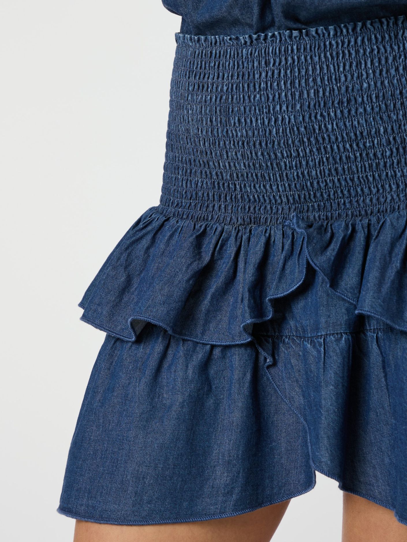 Carin Denim Skirt Blue
