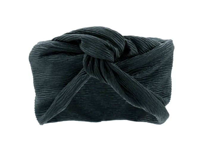 Turban Plissé Black M