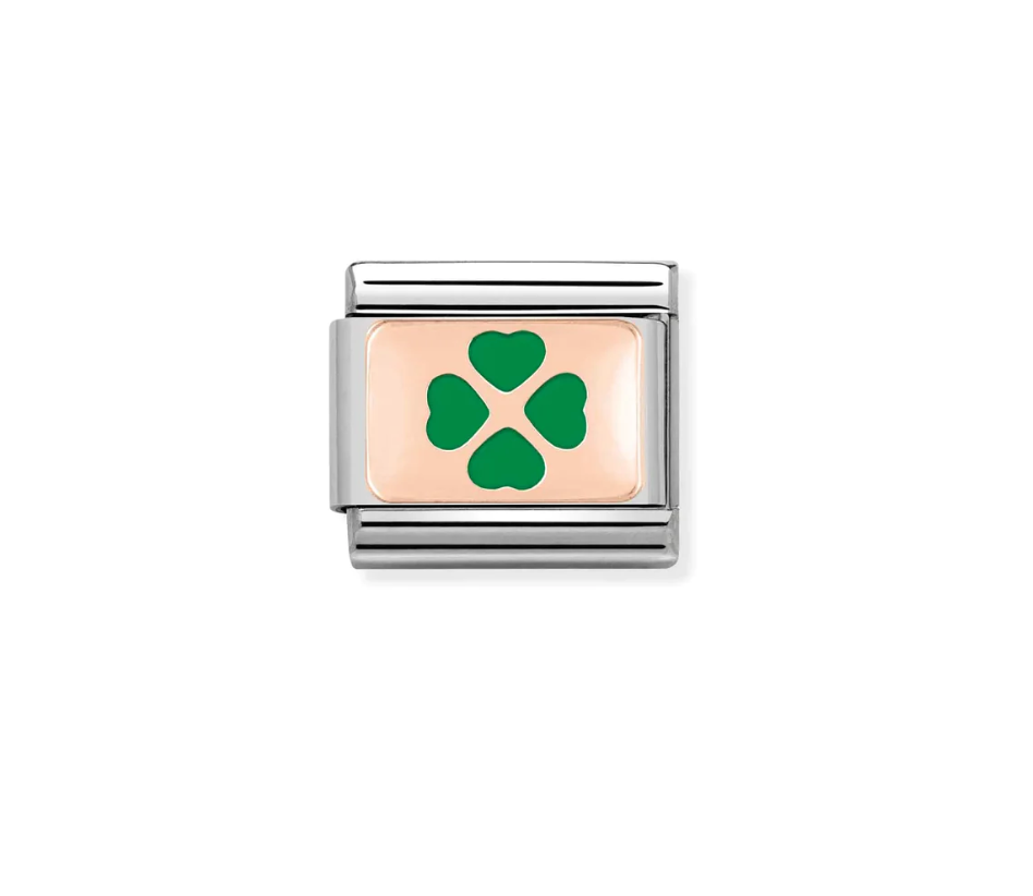 Rosegold Green Clover