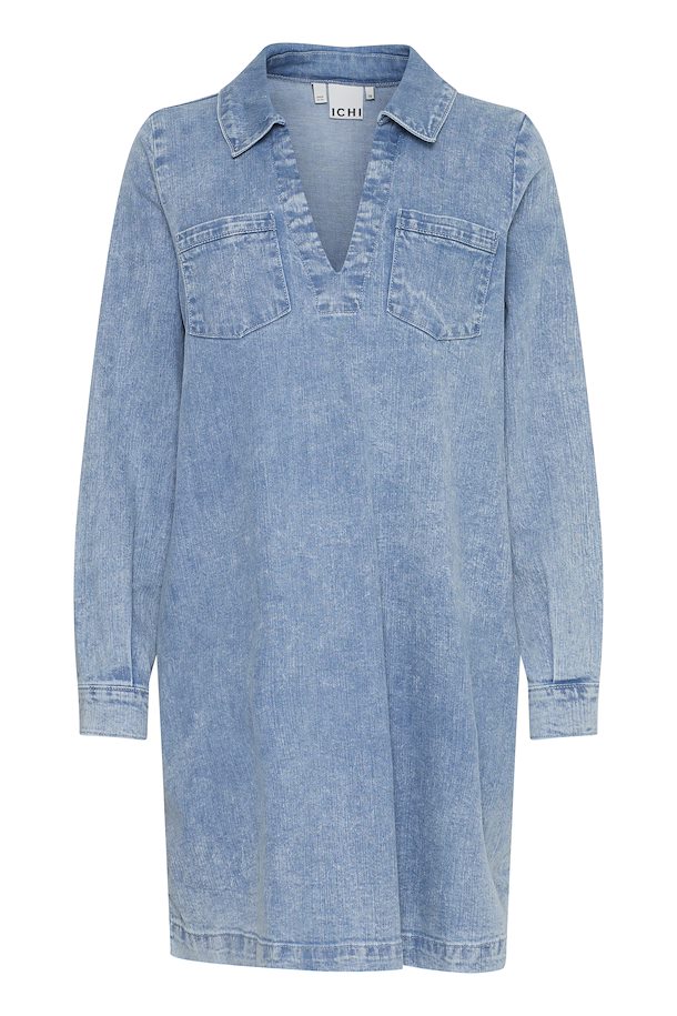 Bonnies Dress Light Blue Washed