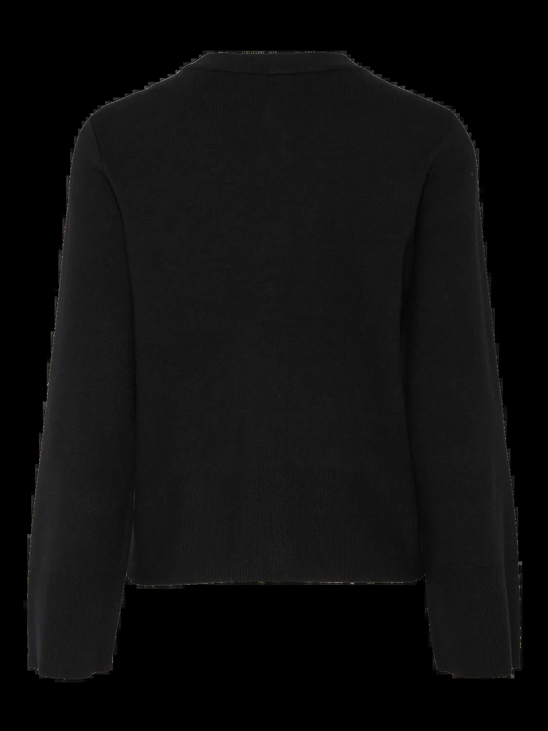 YASPIMI Knit Cardigan Black