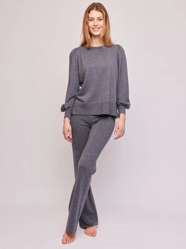 Sonja Merino Sweater Grey Melange