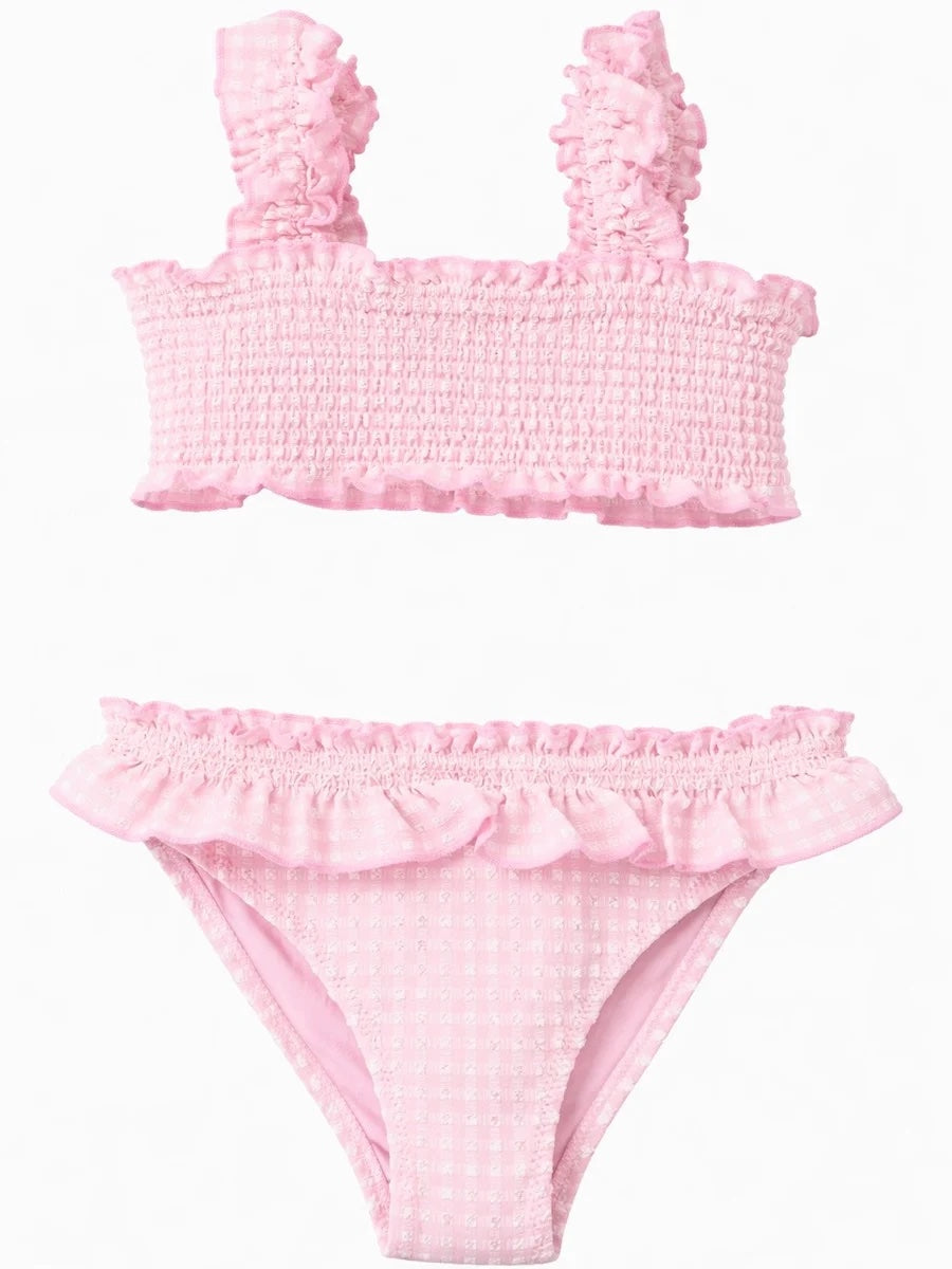KIDS Hennie Crinkle Bikini Ice Pink