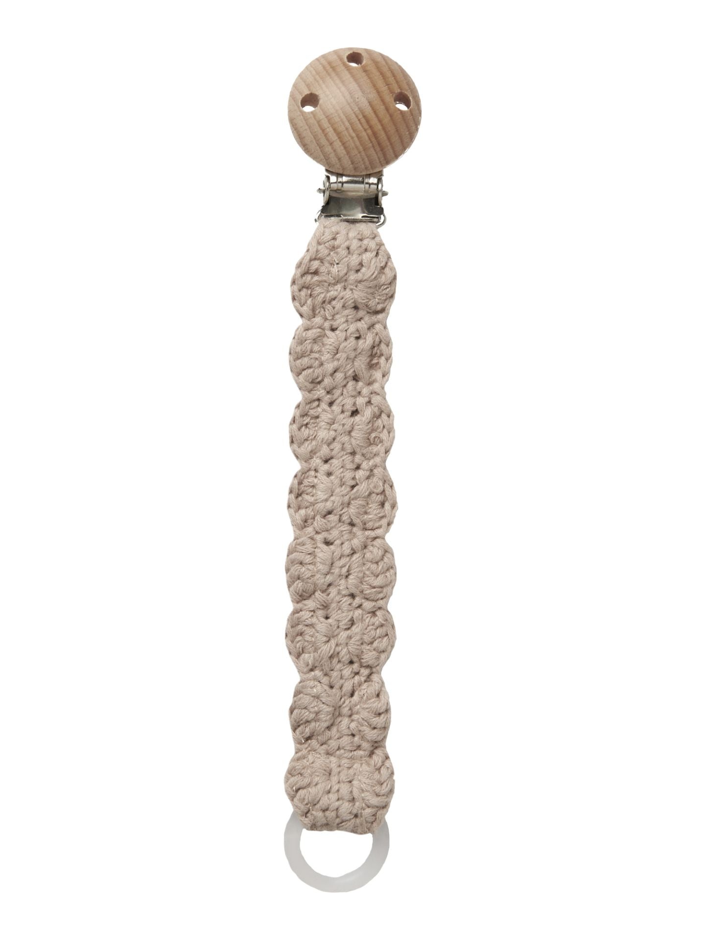 Limo Crochet Pacifier String Oxford Tan