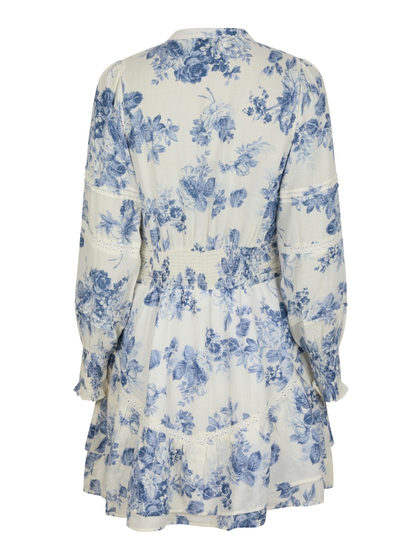 Roberta Flower Flow Dress Light Blue