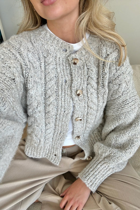 Ella Cardigan Light Greige