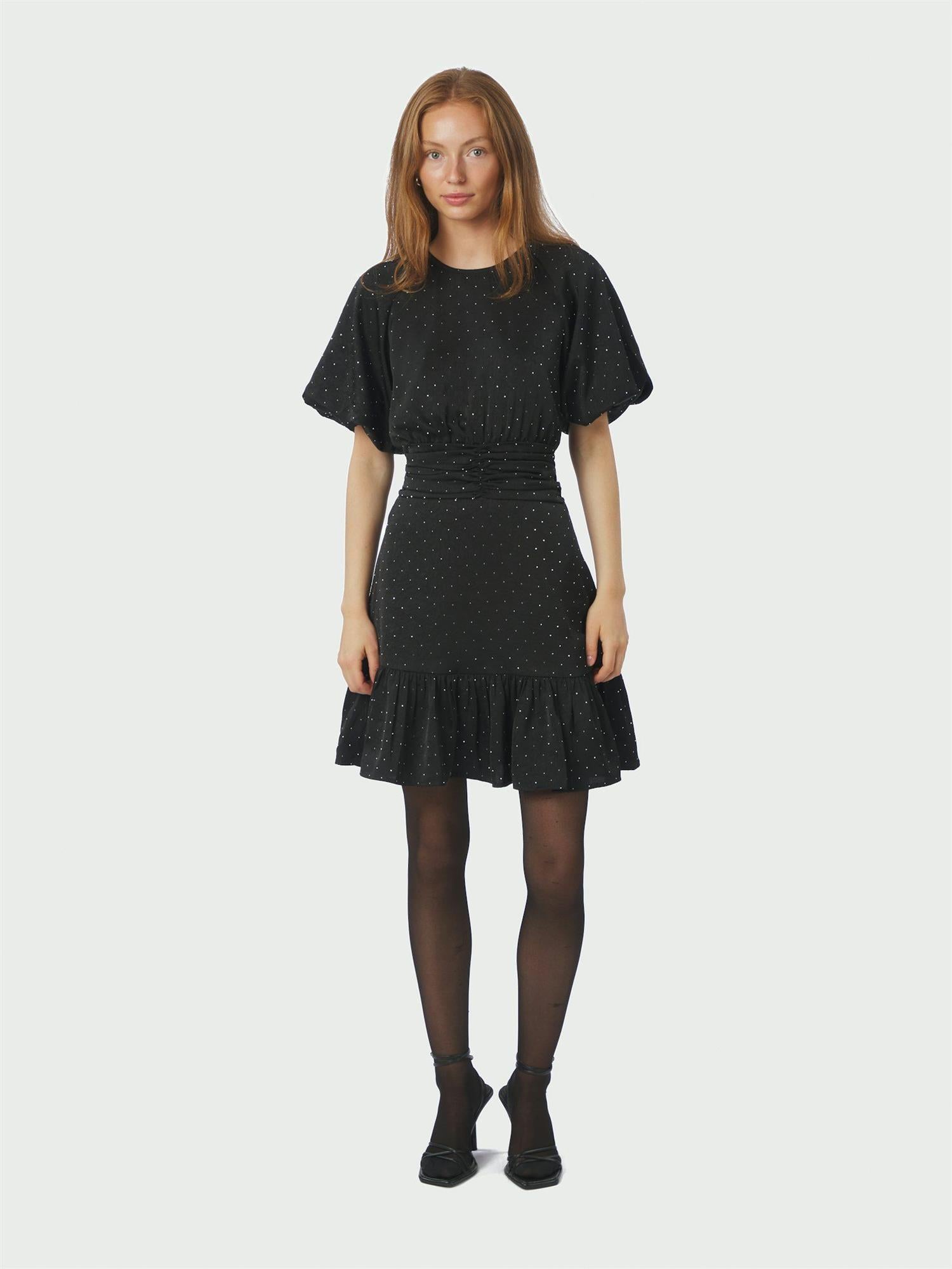 Sulli Bedazzled Dress Black