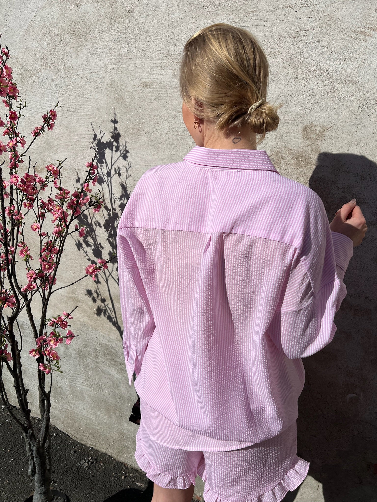 Sonja Shirt Pink/White