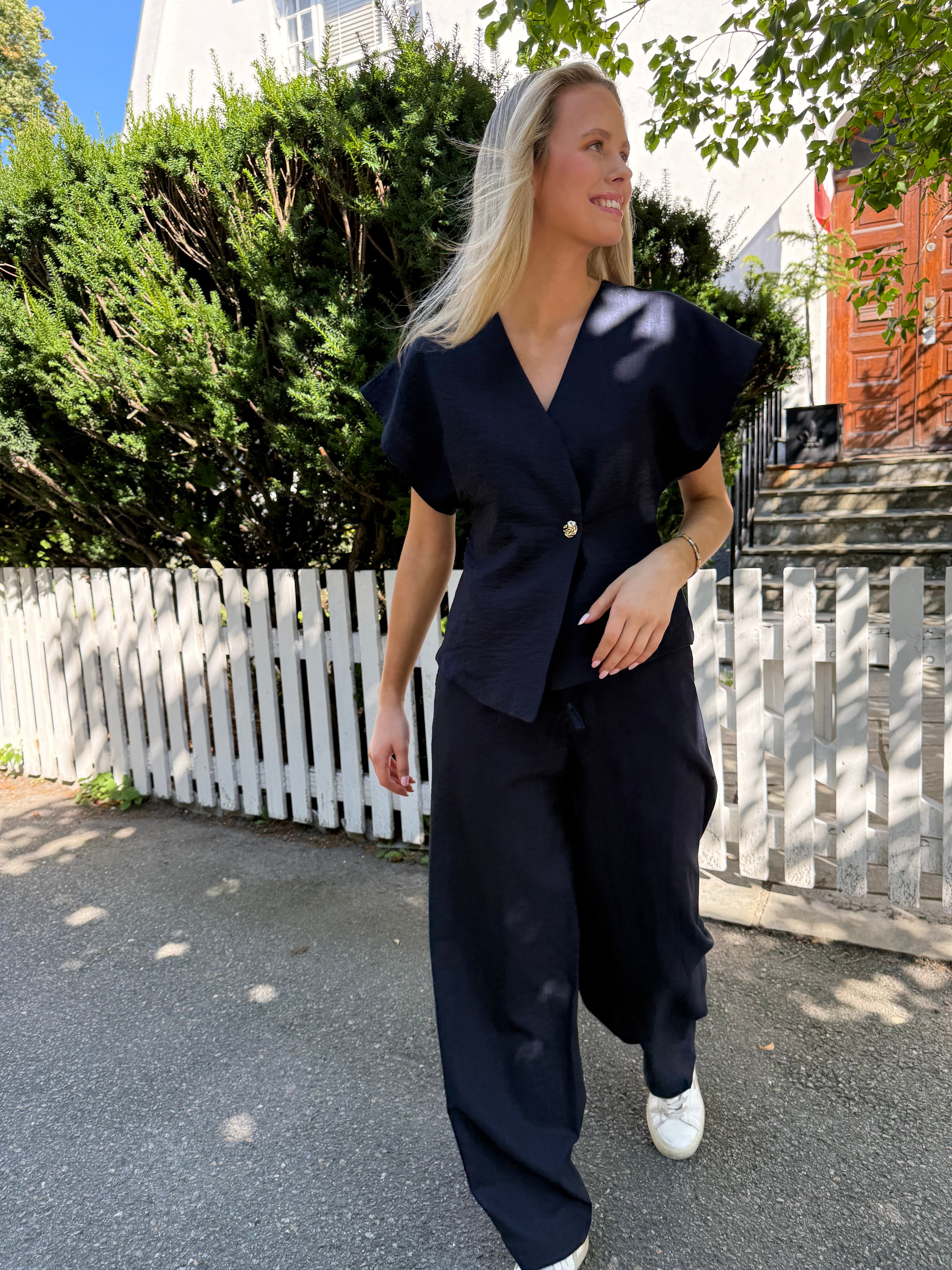 Gema Pant Dark Blue