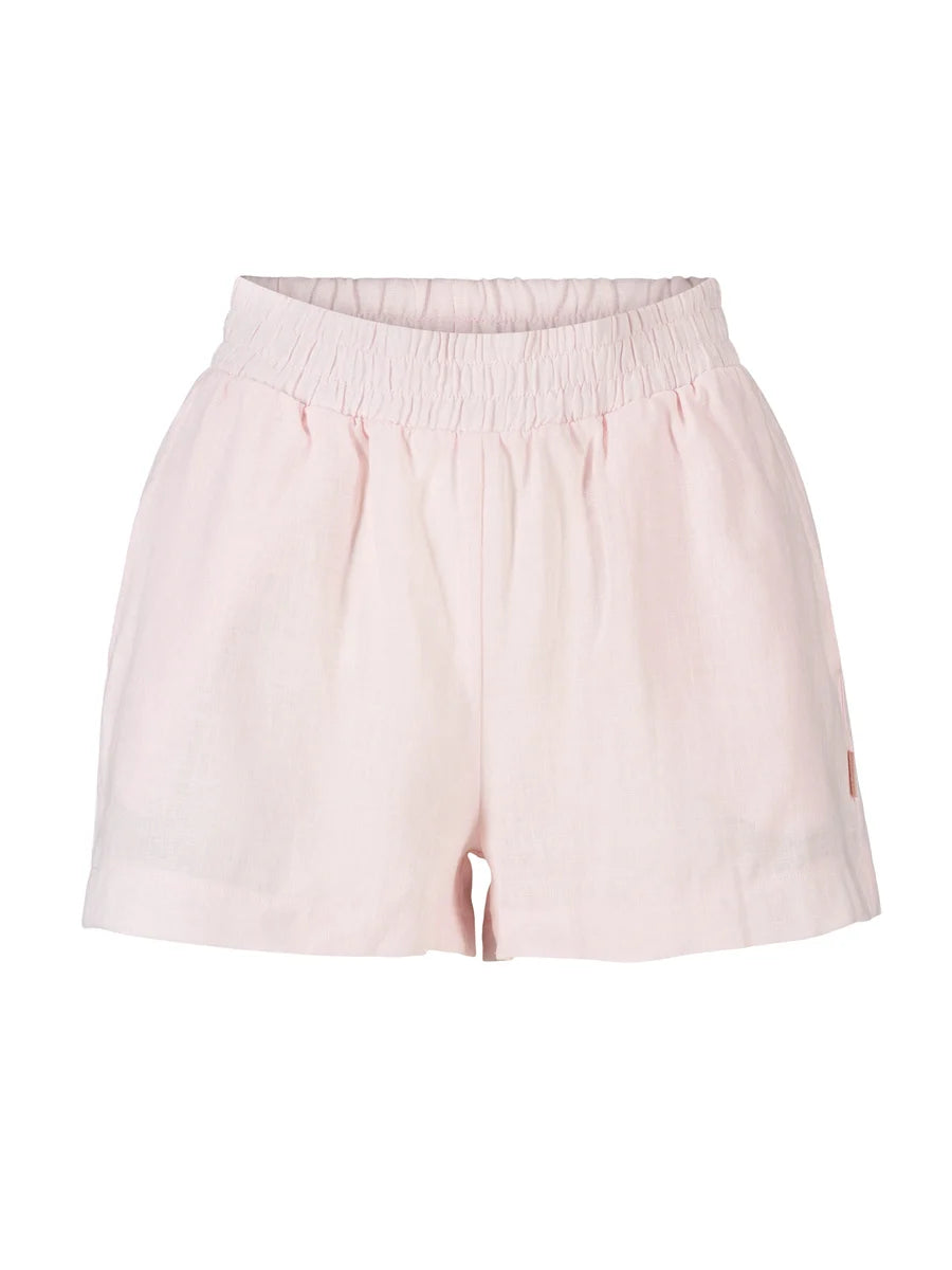 Callie Linen Shorts Festival Bloom