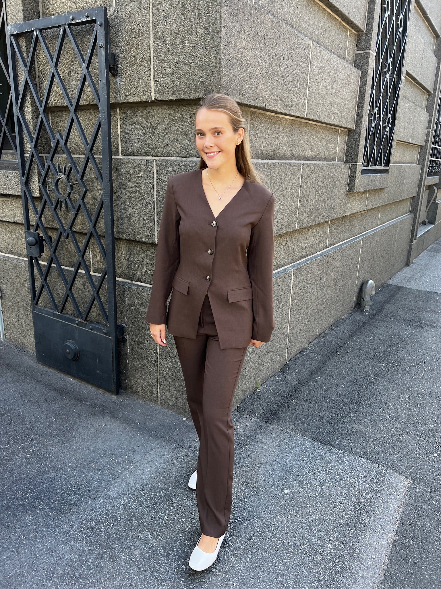 Lexi Blazer Coffee Bean Melange