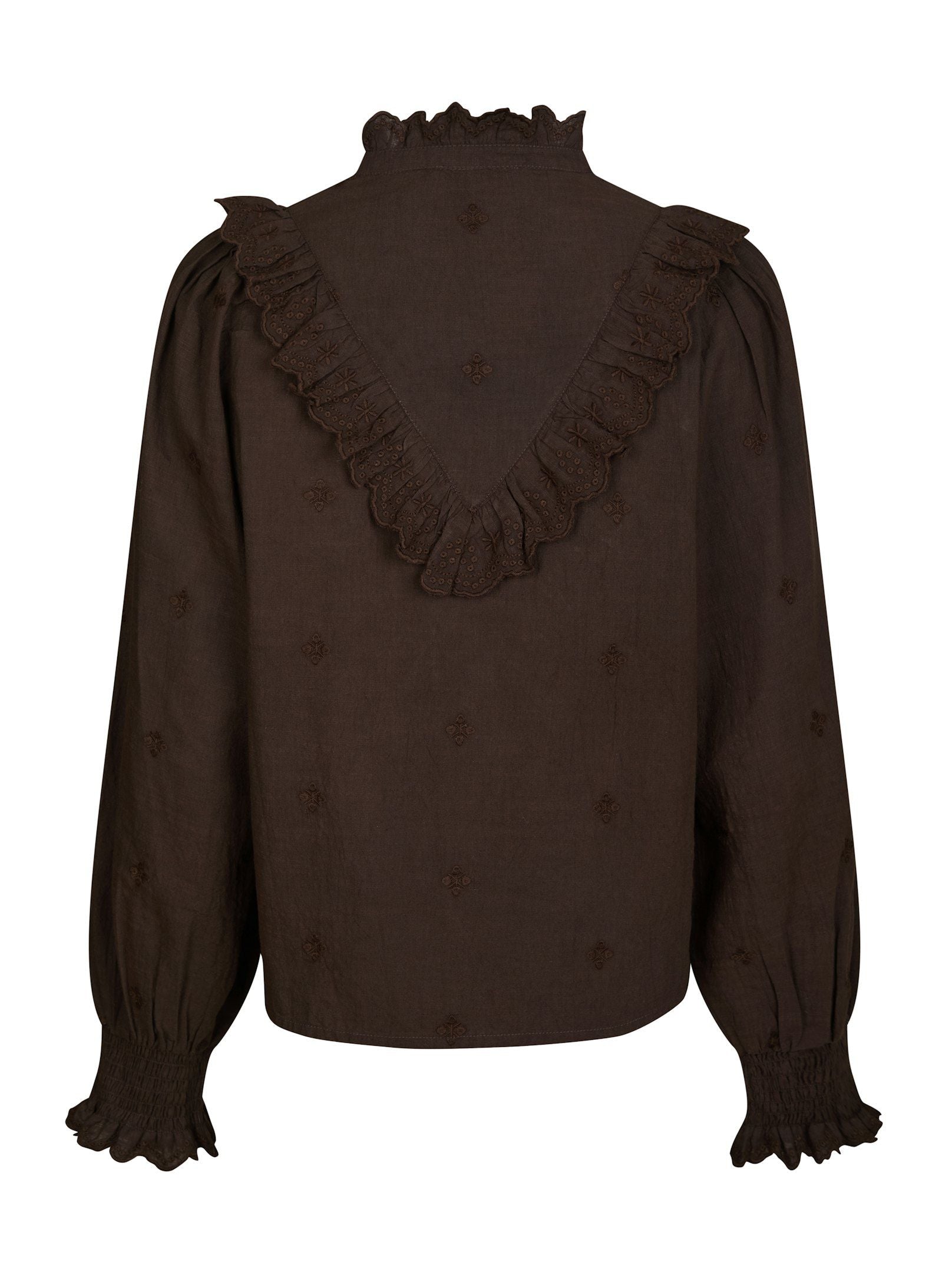 Degas Blouse Dark Brown