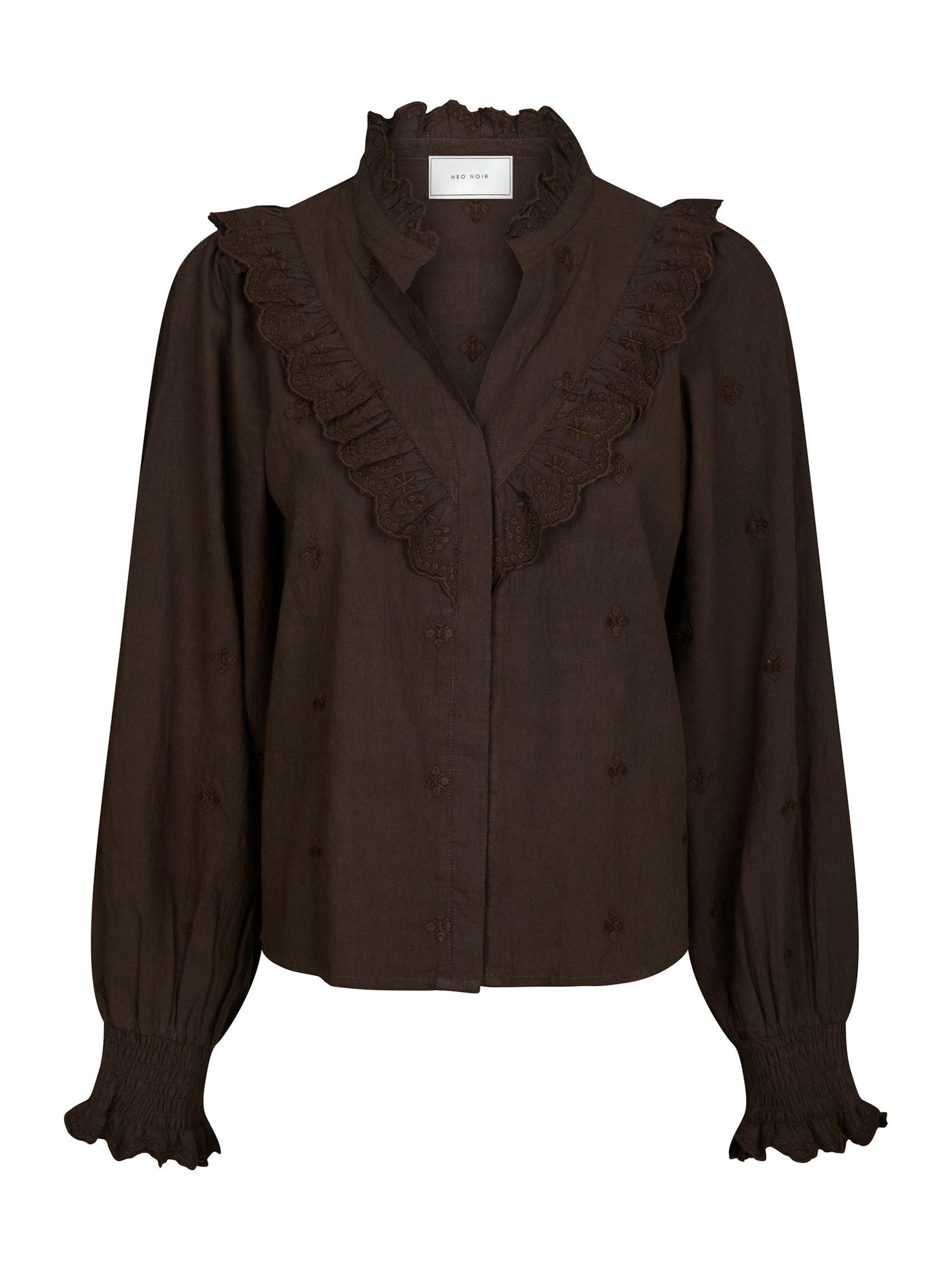 Degas Blouse Dark Brown