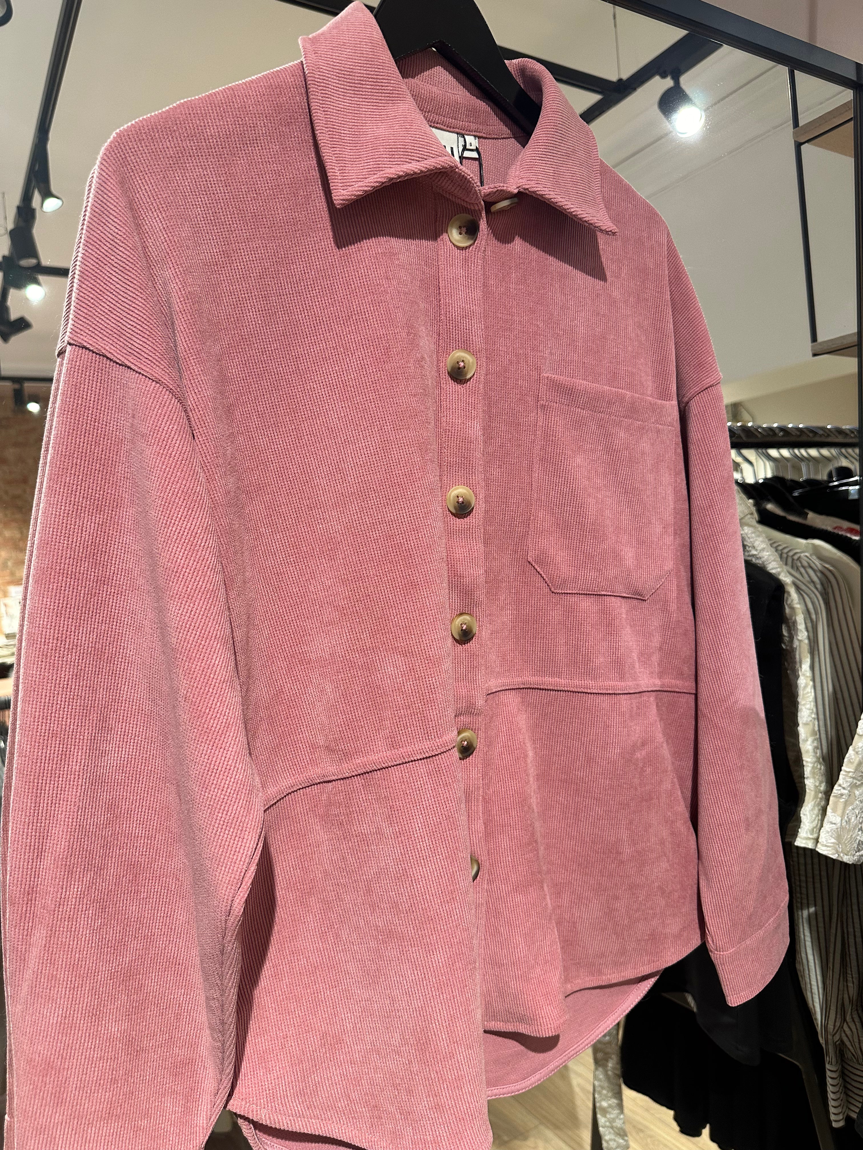 Kate Corduroy Shirt Heather Rose