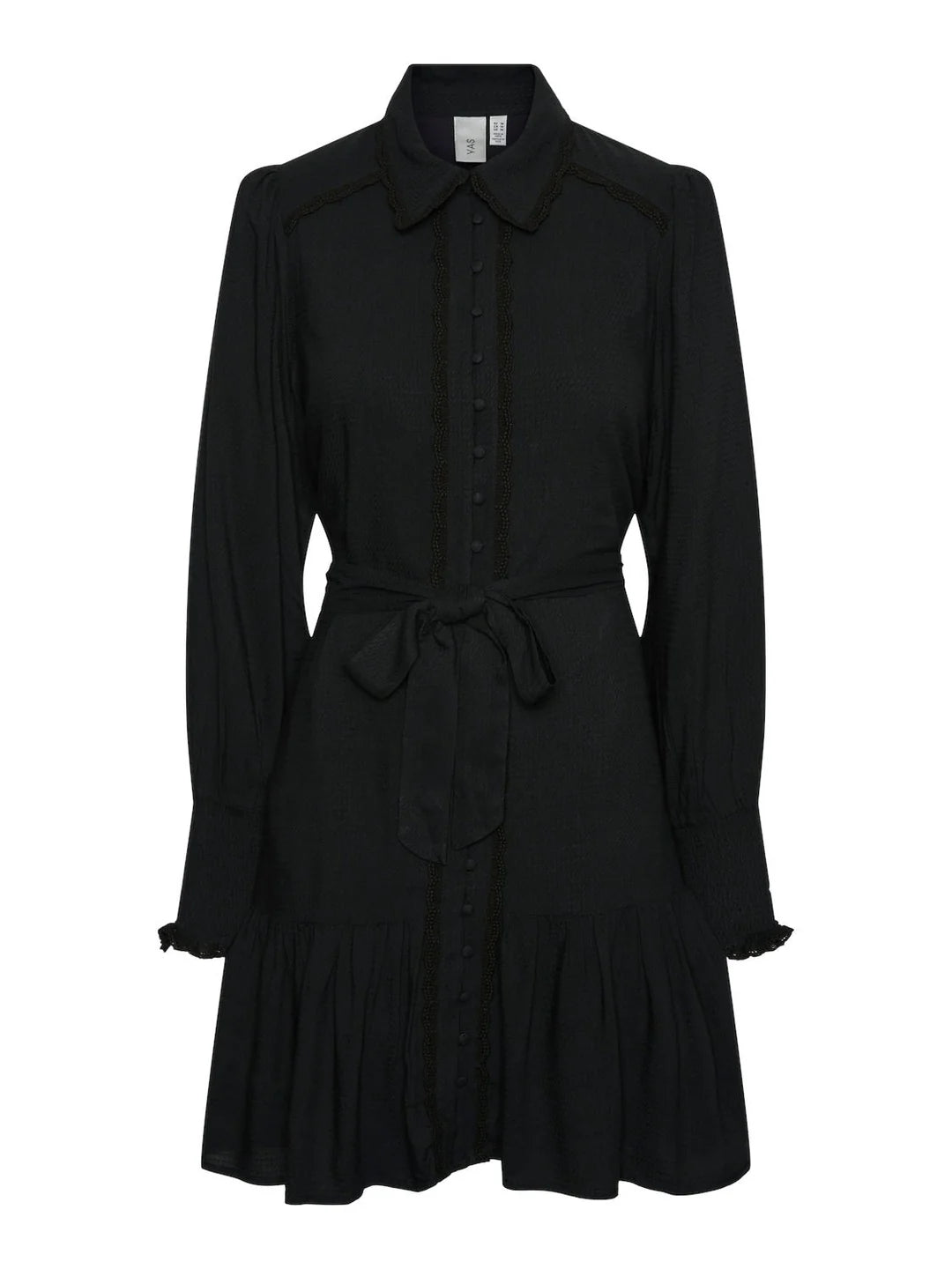 YASTILERA Shirt Dress Black