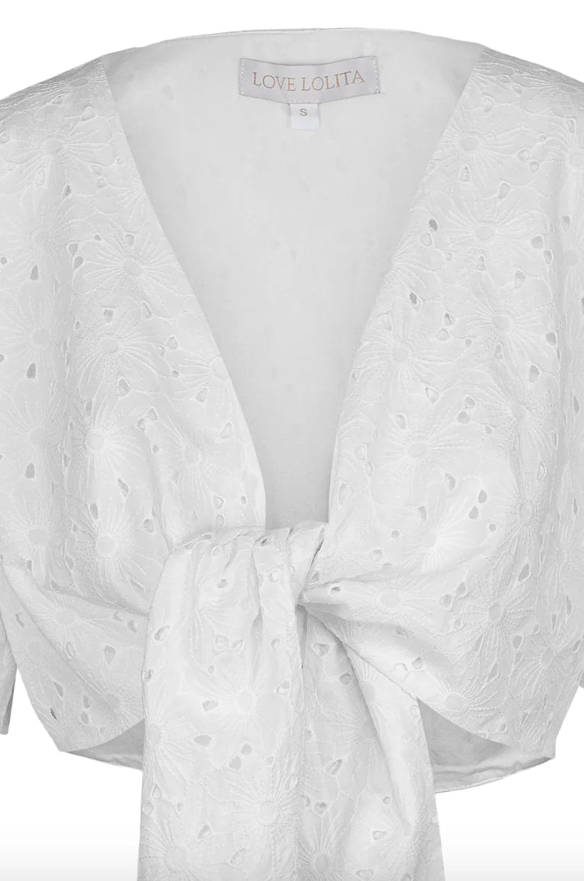 Carla Top White