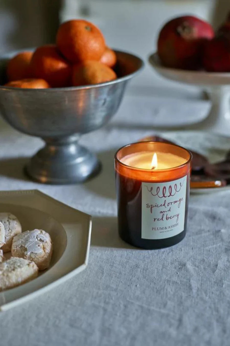 Spiced Orange & Red Berry Scented Candle