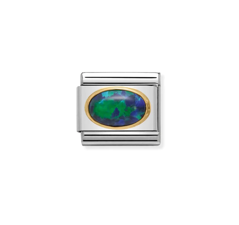 Oval Stones Green Opal