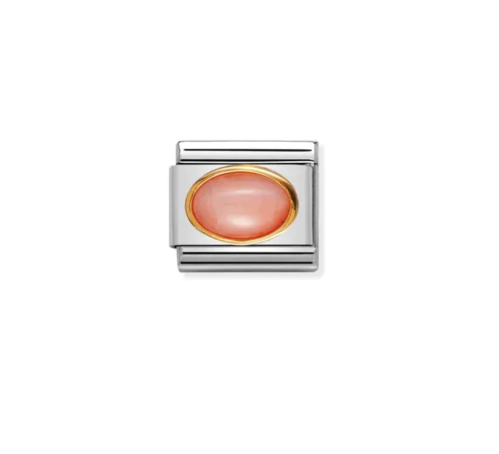Oval Stones Pink Coral