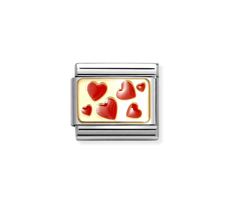 Red Hearts Plate