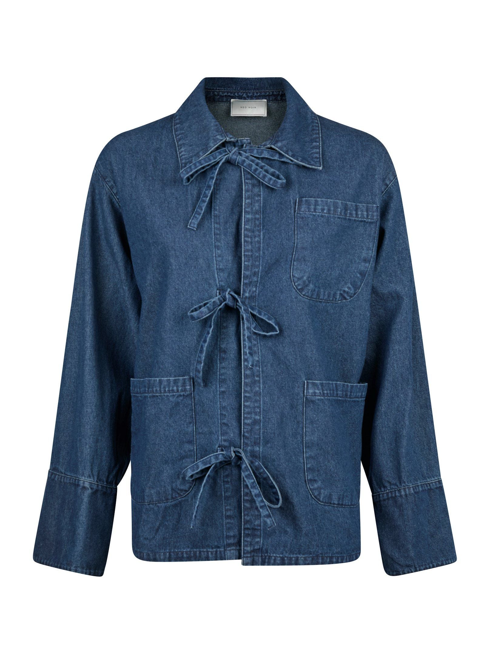 Starlie Denim Shirt Dark Blue