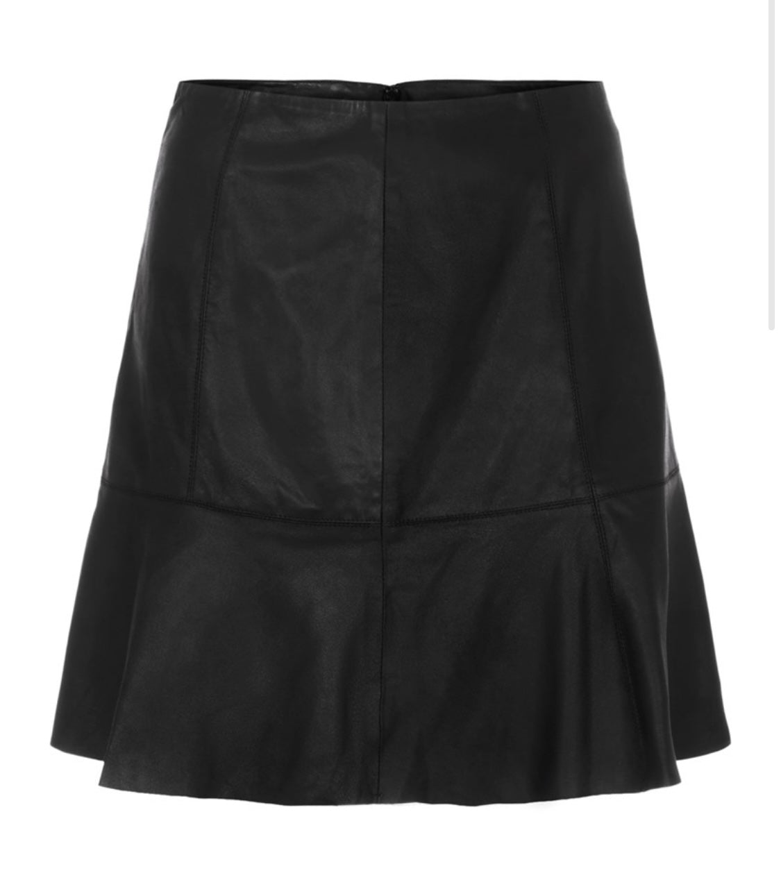 YASCOLLY Napoleon Leather Skirt Black