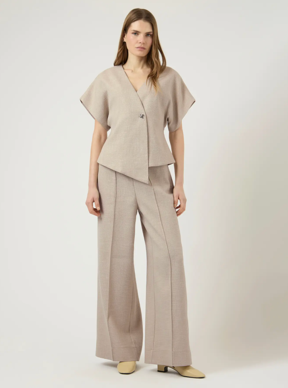 YASCOMIRA SS Blazer Oatmeal