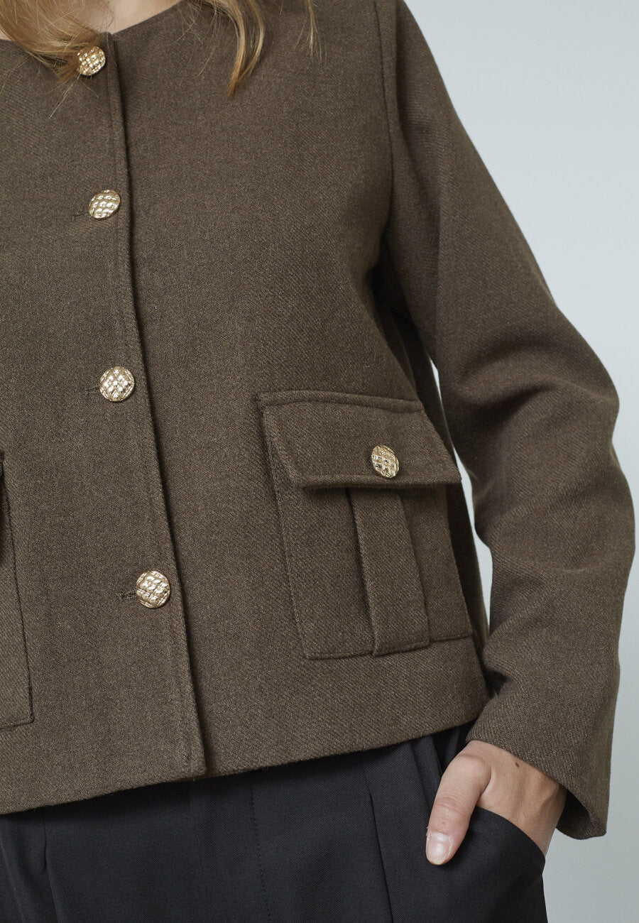 Giko Jacket Dark Chocolate