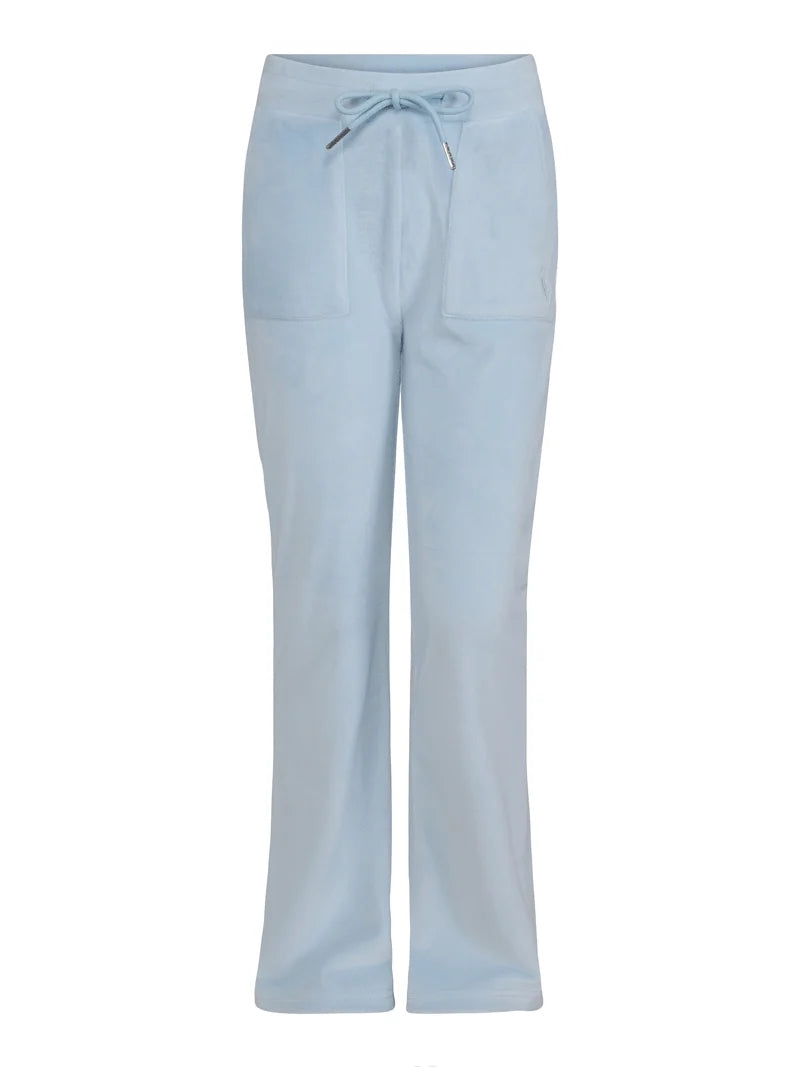 Hermine Velour Pant Sky Blue