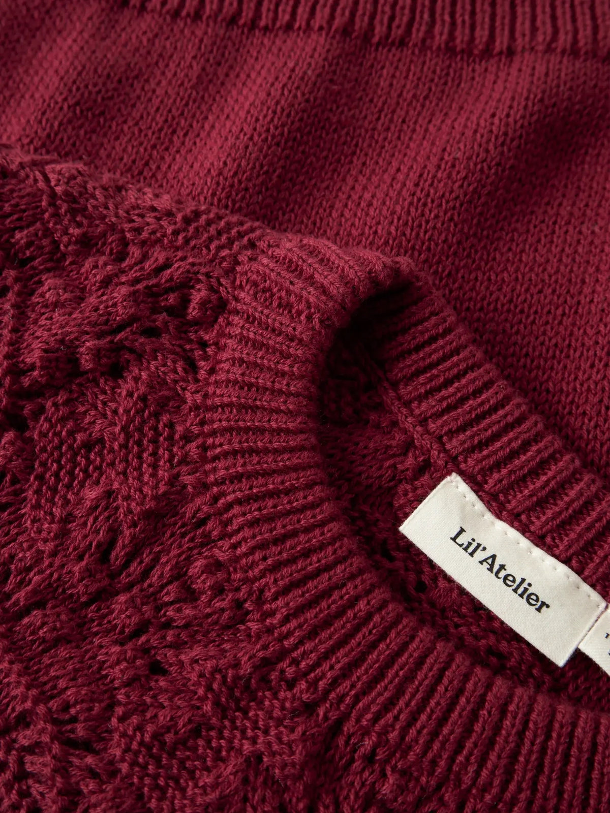 Reva Ls Loose Knit Biking Red
