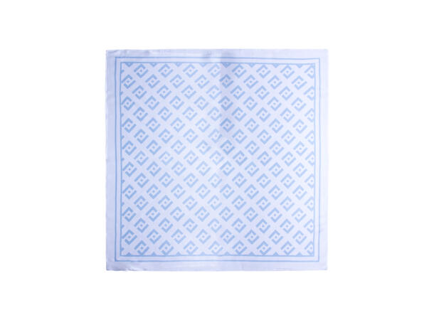 Skjerf Klassisk Silke 70x70 Blå