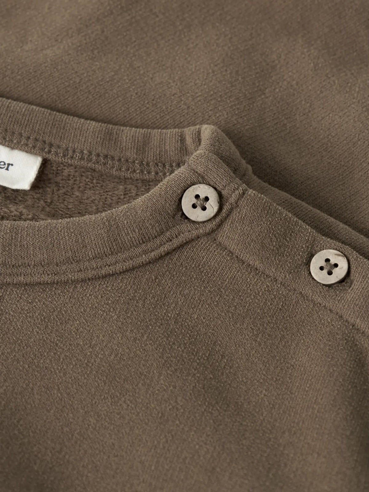 Milondon Rea Ls Loose Sweat Bru Teak