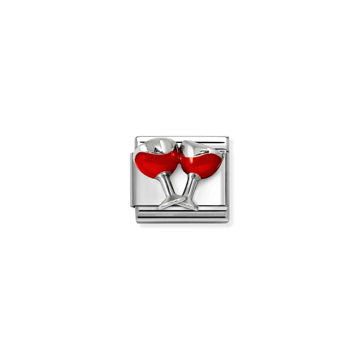 Silver Red Wine Glasses