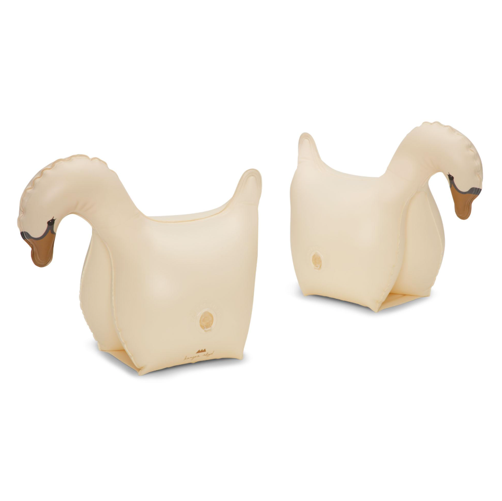 Water Wings Swan Cream Off White