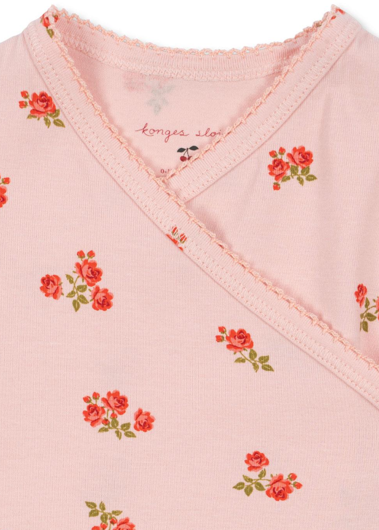 Basic Newborn Onesie Gots Rosa Pink