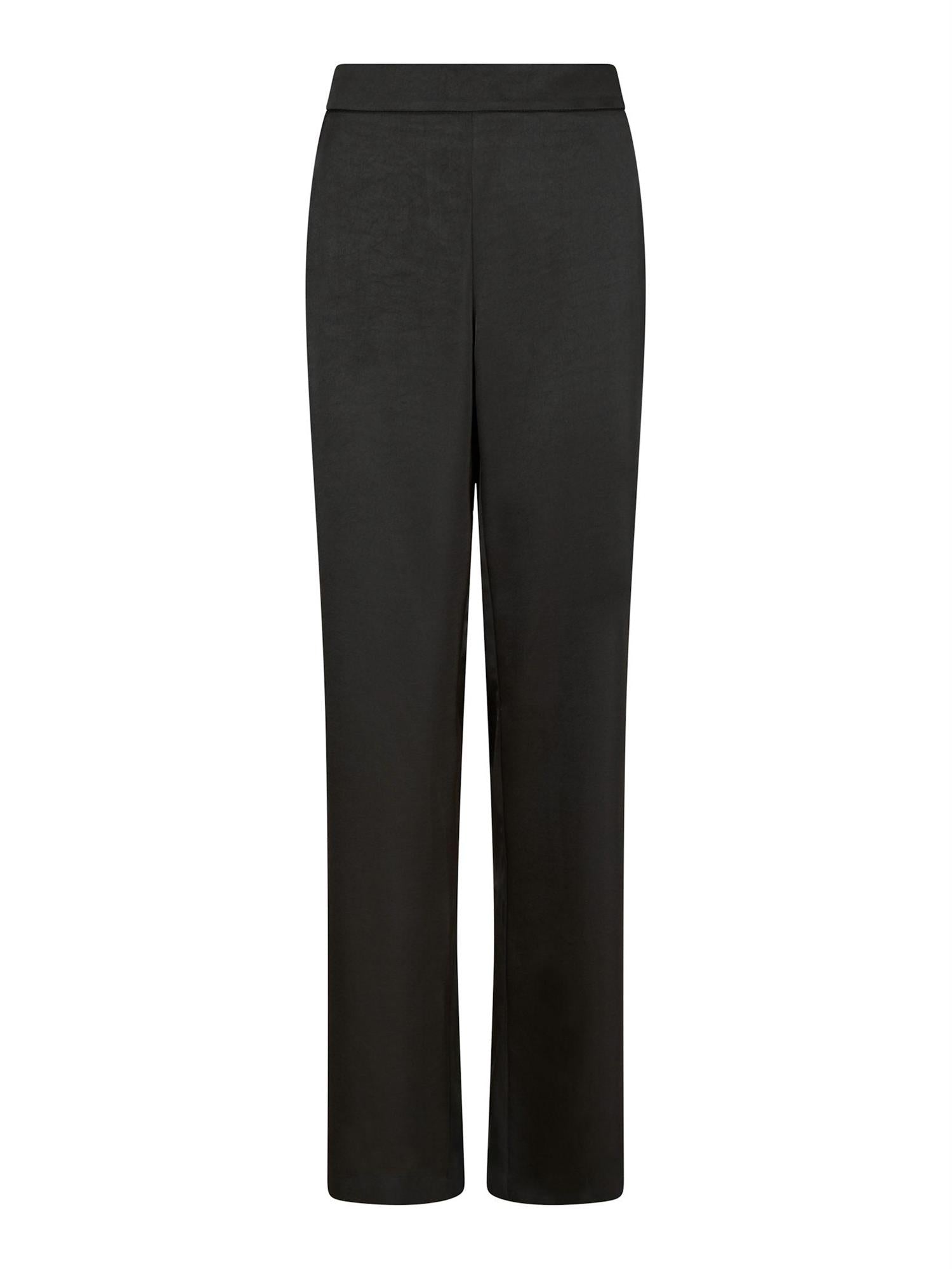 Debra Heavy Sateen Pant Black