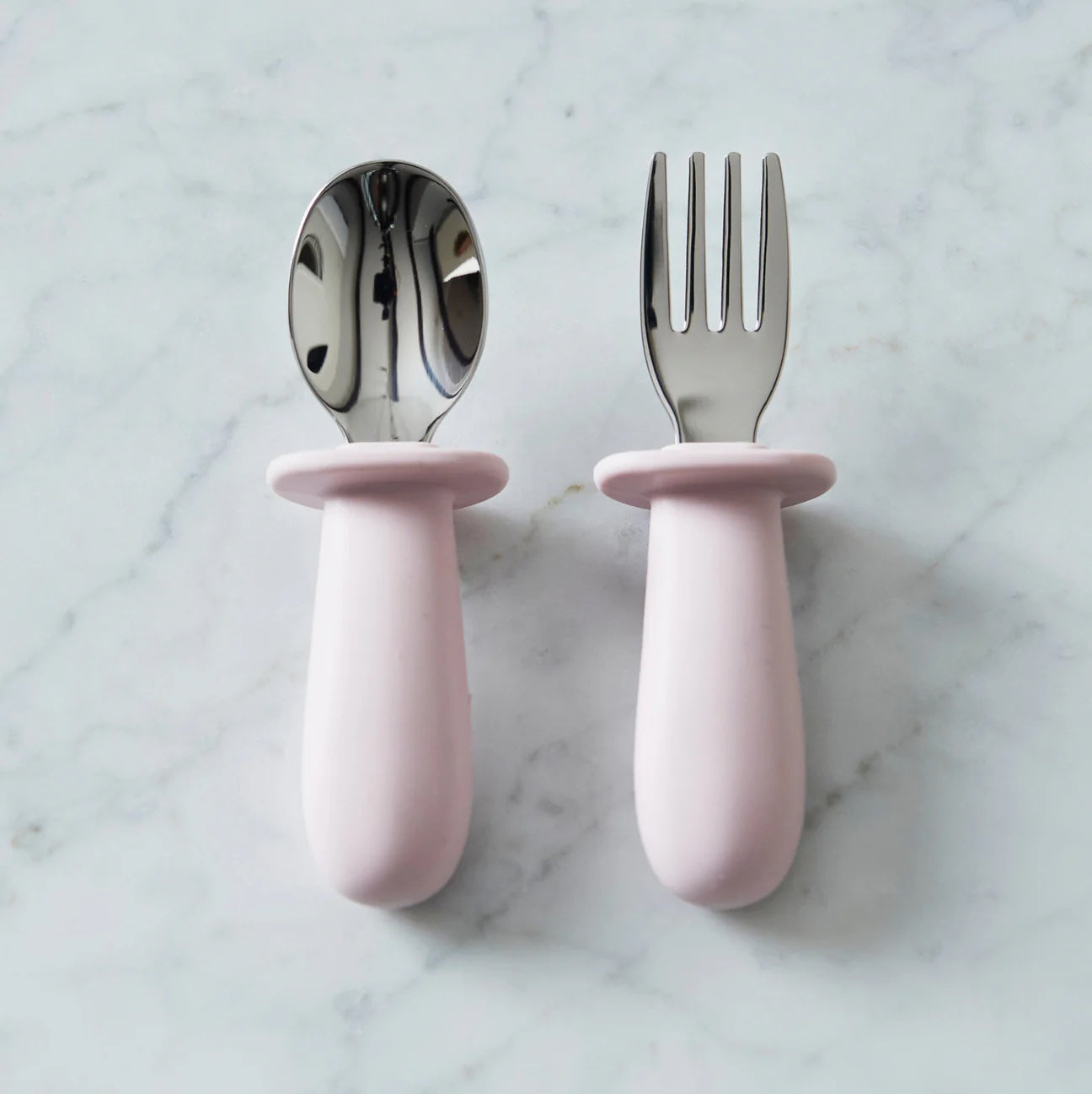 Baby Cutlery Set Light Pink