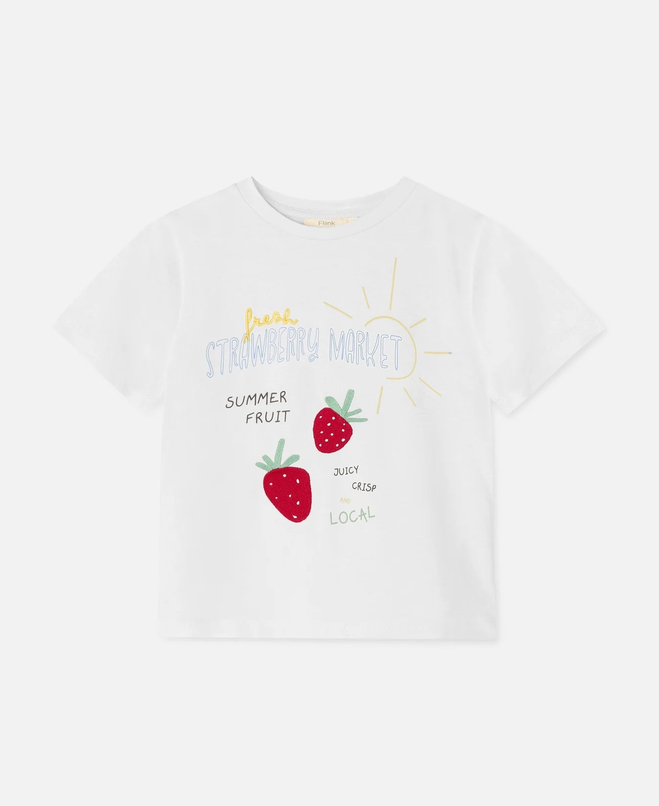 Sommer Strawberry T-Shirt Cloud Dancer