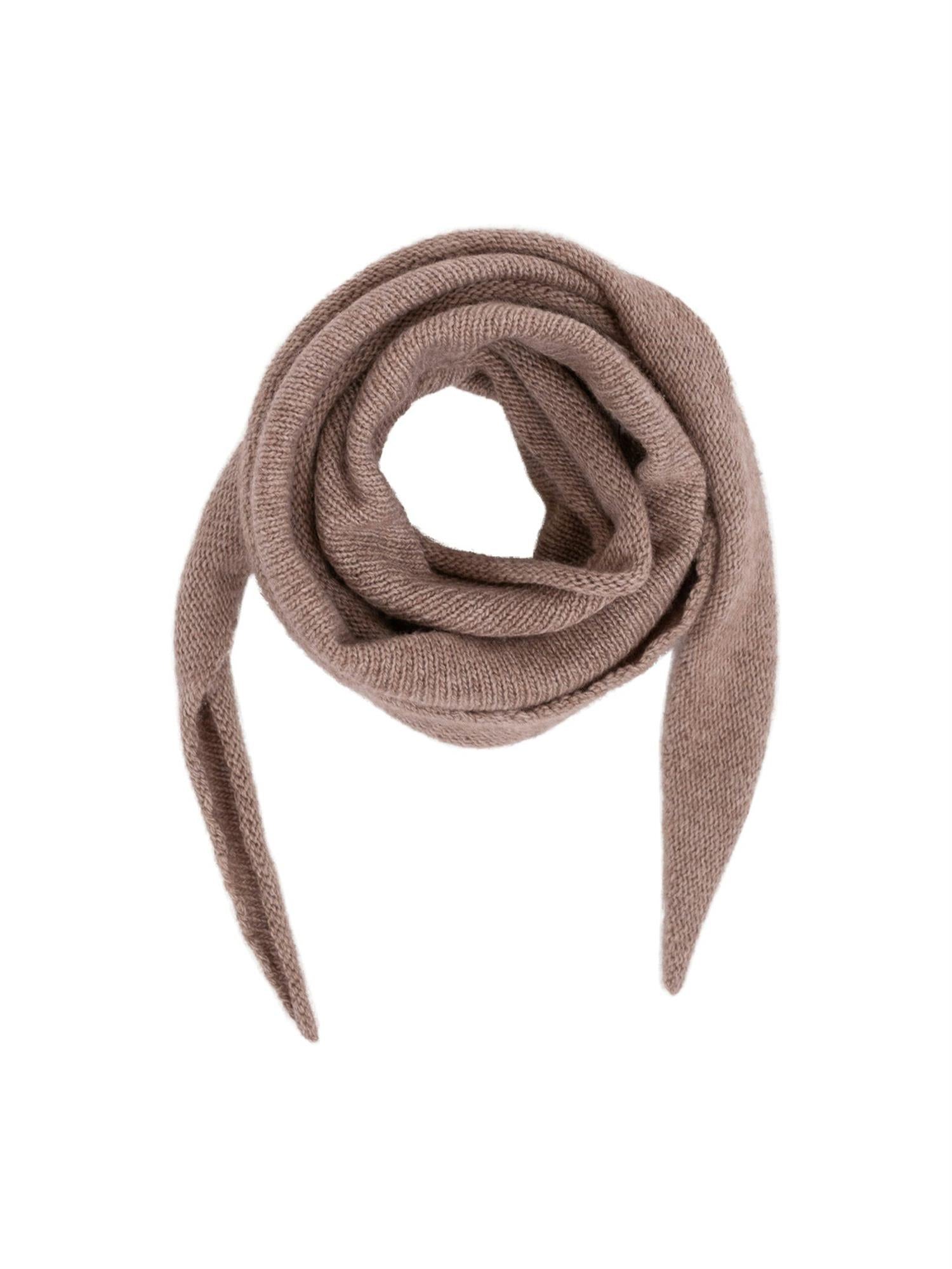 Misty Knit Scarf Beige Melange