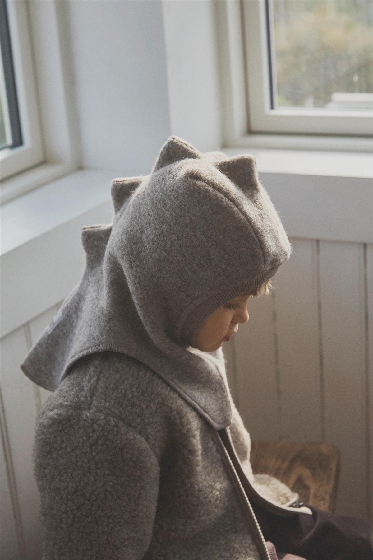 Balaclava Triangles Wool Camel Melange