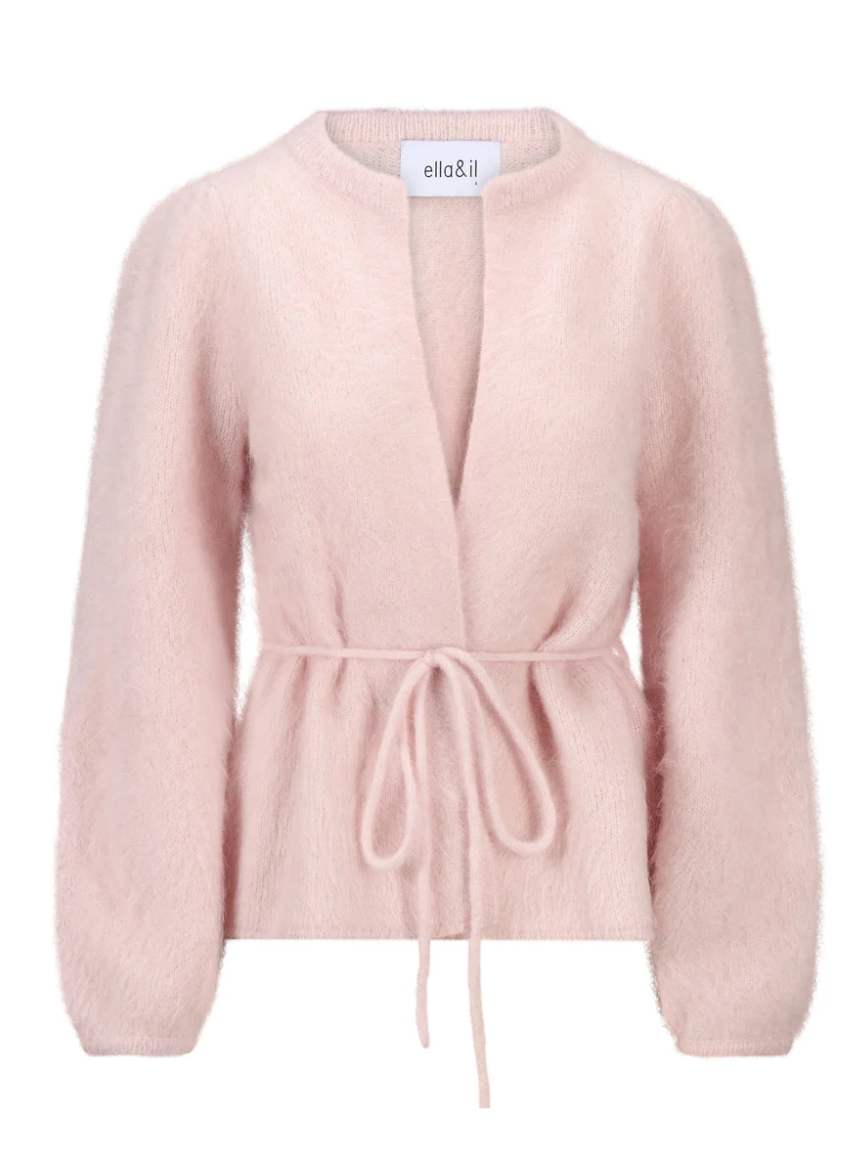 Fredrikke Chunky Cardigan Pink