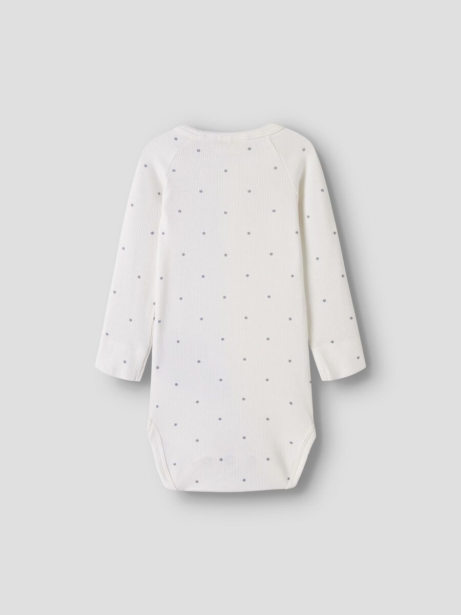Gago Kip Ls Slim Body Coconut Milk/Sleet Dot