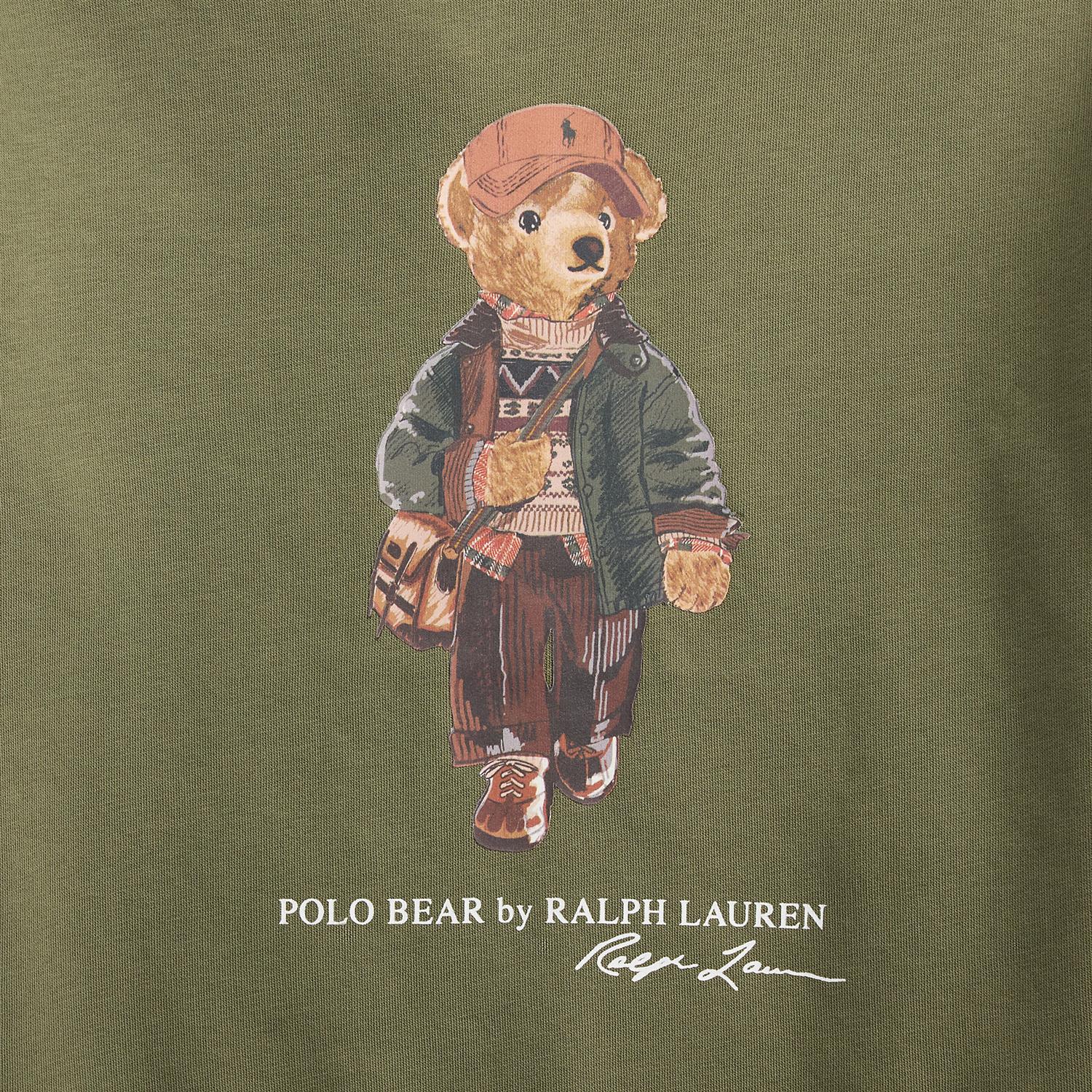 Polo Bear Fleece Sweatshirt Cruise Olive